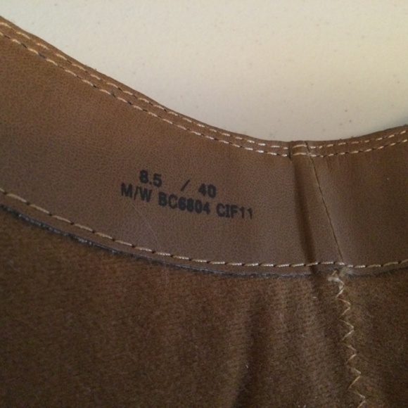 BøC brown leather boots, size 8.5, EUR40 - Picture 3 of 4